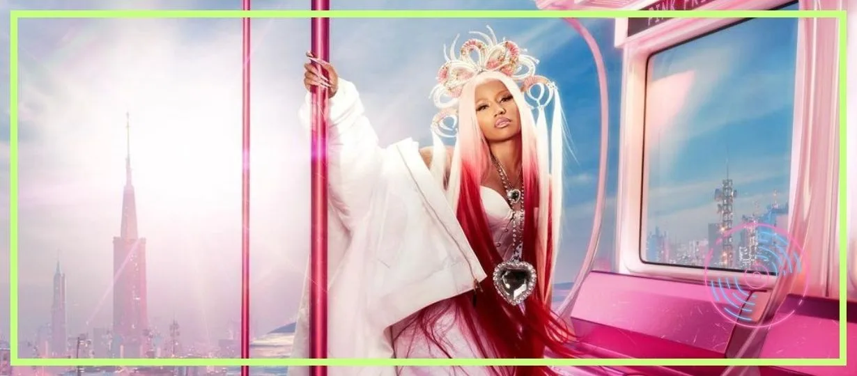 Wizerunek Nicki Minaj promujący jej album Pink Friday 2